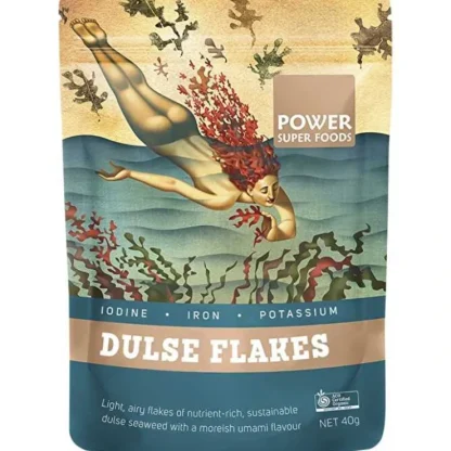 Power Super Foods Dulse Flakes Certified Organic 40g - Fresh Bloom Skin - Premium Skincare Solutions for Nourished, Hydrated, and Radiant Skin Every Day