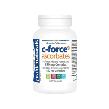 Prairie Naturals Prairie Naturals Vitamin C-Force 60s Fixed Size - Fresh Bloom Skin - Premium Skincare Solutions for Nourished, Hydrated, and Radiant Skin Every Day