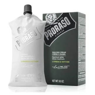 Proraso Shave Cream Cyprus & Vetiver 275ml - Fresh Bloom Skin - Premium Skincare Solutions for Nourished, Hydrated, and Radiant Skin Every Day