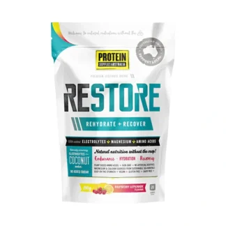 Protein Supplies Australia Restore Hydration Recovery Drink Raspberry Lemonade 200g - Fresh Bloom Skin - Premium Skincare Solutions for Nourished, Hydrated, and Radiant Skin Every Day