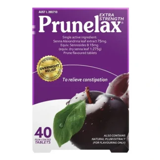Prunelax Extra Strength 40 Tablets - Fresh Bloom Skin - Premium Skincare Solutions for Nourished, Hydrated, and Radiant Skin Every Day