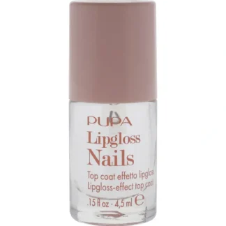 Pupa Milano Lipgloss Nails Top Coat - 100 Clear by Pupa Milano for Women - 0.15 oz Nail Polish - Fresh Bloom Skin - Premium Skincare Solutions for Nourished, Hydrated, and Radiant Skin Every Day