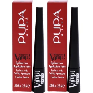 Pupa Milano Vamp! Definition Liner - 100 Extra Black by Pupa Milano for Women - 0.85 oz Eyeliner - Pack of 2 - Fresh Bloom Skin - Premium Skincare Solutions for Nourished, Hydrated, and Radiant Skin Every Day