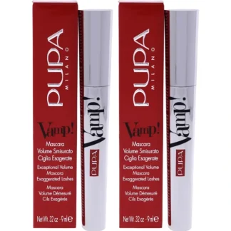 Pupa Milano Vamp! Mascara - 200 Chocolate Brown by Pupa Milano for Women - 0.32 oz Mascara - Pack of 2 - Fresh Bloom Skin - Premium Skincare Solutions for Nourished, Hydrated, and Radiant Skin Every Day