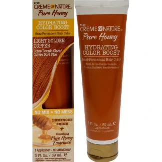 Pure Honey Hydrating Color Boost Semi-Permanent Hair Color - Light Golden Copper by Creme of Nature for Unisex - 3 oz Hair Color - Fresh Bloom Skin - Premium Skincare Solutions for Nourished, Hydrated, and Radiant Skin Every Day