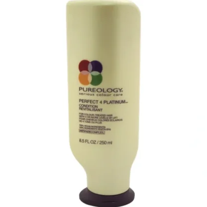 Pureology Perfect 4 Platinum Condition Revitalisant by Pureology for Unisex - 8.5 oz Conditioner - Fresh Bloom Skin - Premium Skincare Solutions for Nourished, Hydrated, and Radiant Skin Every Day