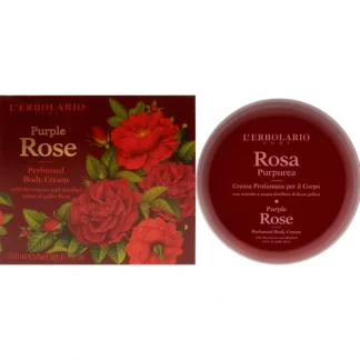 Purple Rose Perfume Body Cream by LErbolario for Women - 6.7 oz Cream - Fresh Bloom Skin - Premium Skincare Solutions for Nourished, Hydrated, and Radiant Skin Every Day