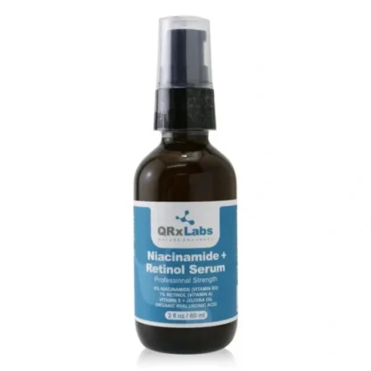 QRxLabs Niacinamide + Retinol Serum 60ml/2oz - Fresh Bloom Skin - Premium Skincare Solutions for Nourished, Hydrated, and Radiant Skin Every Day