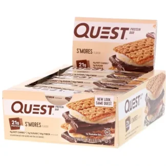 Quest Bars S'mores 60g x 12 - Fresh Bloom Skin - Premium Skincare Solutions for Nourished, Hydrated, and Radiant Skin Every Day