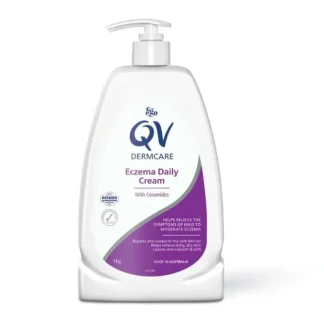 QV Dermcare Eczema Daily Cream 1L - Fresh Bloom Skin - Premium Skincare Solutions for Nourished, Hydrated, and Radiant Skin Every Day