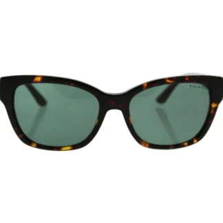 Ralph Lauren RA5208 1378-71 - Dark Tortoise-Green Solid by Ralph Lauren for Women - 55-17-135 mm Sunglasses - Fresh Bloom Skin - Premium Skincare Solutions for Nourished, Hydrated, and Radiant Skin Every Day