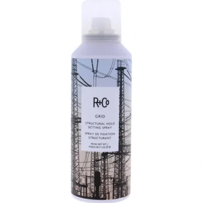 R+Co Grid Structural Hold Setting Spray by R+Co for Unisex - 5 oz Hair Spray - Fresh Bloom Skin - Premium Skincare Solutions for Nourished, Hydrated, and Radiant Skin Every Day
