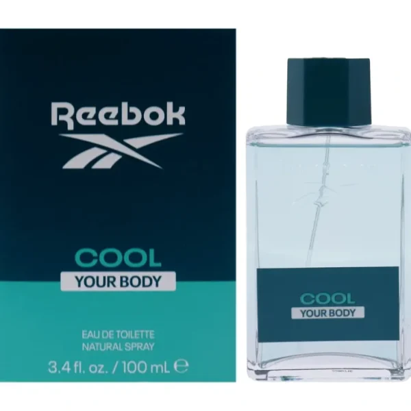 Reebok Cool Your Body by Reebok for Men - 3.4 oz EDT Spray - Fresh Bloom Skin - Premium Skincare Solutions for Nourished, Hydrated, and Radiant Skin Every Day