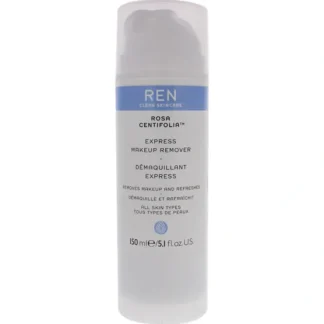 REN Rosa Centifolia Express Make-Up Remover by REN for Unisex - 5 oz Makeup Remover - Fresh Bloom Skin - Premium Skincare Solutions for Nourished, Hydrated, and Radiant Skin Every Day