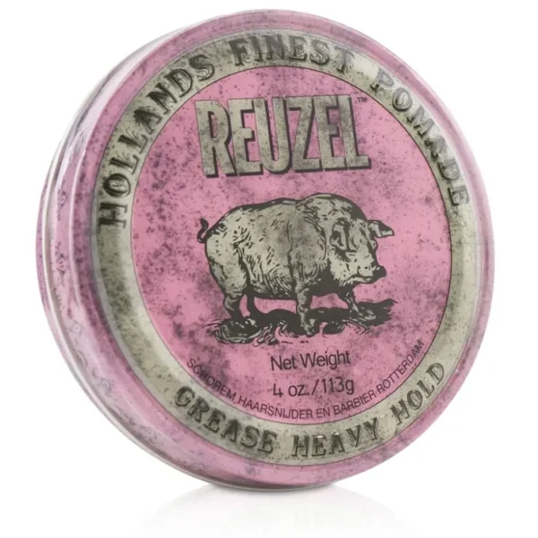 Reuzel Pink Pomade (Grease Heavy Hold) 113g/4oz - Fresh Bloom Skin - Premium Skincare Solutions for Nourished, Hydrated, and Radiant Skin Every Day
