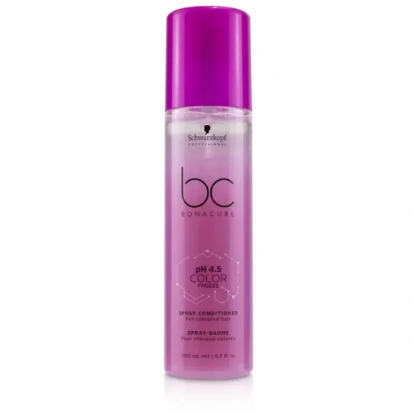Schwarzkopf BC Bonacure pH 4.5 Color Freeze Spray Conditioner (For Coloured Hair) 200ml/6.7oz - Fresh Bloom Skin - Premium Skincare Solutions for Nourished, Hydrated, and Radiant Skin Every Day