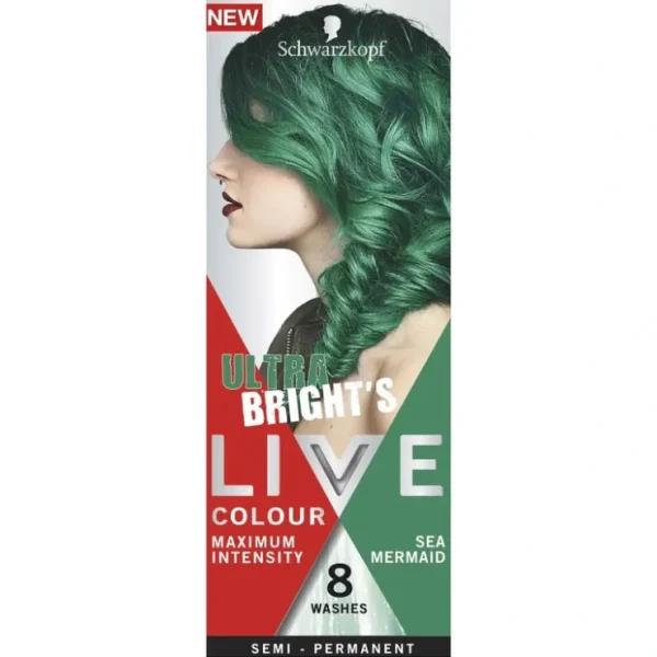 Schwarzkopf Live Colour Ultra Brights - Sea mermaid - Fresh Bloom Skin - Premium Skincare Solutions for Nourished, Hydrated, and Radiant Skin Every Day