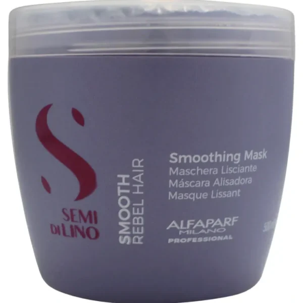 Semi Di Lino Smooth Smoothing Mask by Alfaparf Milano for Unisex - 16.9 oz Masque - Fresh Bloom Skin - Premium Skincare Solutions for Nourished, Hydrated, and Radiant Skin Every Day