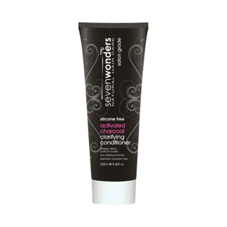 Seven Wonders Natural Hair Care Activated Charcoal Clarifying Conditioner 250ml - Fresh Bloom Skin - Premium Skincare Solutions for Nourished, Hydrated, and Radiant Skin Every Day