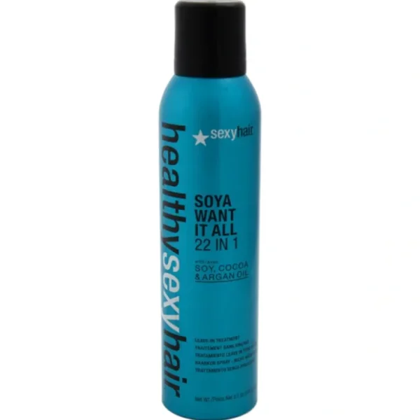 Sexy Hair Soya Want It All 22 In 1 Leave-In Treatment by Sexy Hair for Unisex - 5.1 oz Hairspray - Fresh Bloom Skin - Premium Skincare Solutions for Nourished, Hydrated, and Radiant Skin Every Day