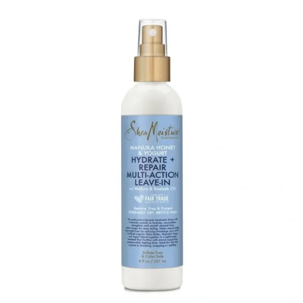 Shea Moisture Manuka Honey & Yogurt Hydrate + Repair Multi-Action Leave-In 237ml - Fresh Bloom Skin - Premium Skincare Solutions for Nourished, Hydrated, and Radiant Skin Every Day