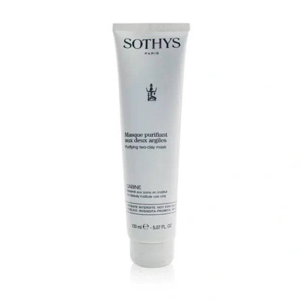 Sothys Purifying Two-Clay Mask (Salon Size) 150ml/5.07oz - Fresh Bloom Skin - Premium Skincare Solutions for Nourished, Hydrated, and Radiant Skin Every Day