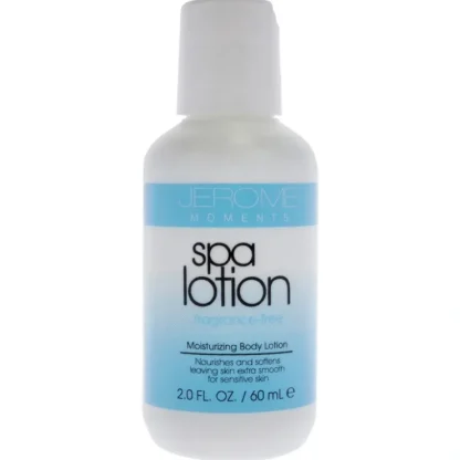 Spa Lotion Fragance Free by Jerome Moments for Unisex - 2 oz Body Lotion - Fresh Bloom Skin - Premium Skincare Solutions for Nourished, Hydrated, and Radiant Skin Every Day