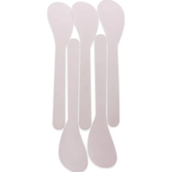 Spatula Round Tip Plastic - White by Marianna for Unisex - 12 Pc Applicator - Fresh Bloom Skin - Premium Skincare Solutions for Nourished, Hydrated, and Radiant Skin Every Day