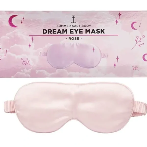 Summer Salt Body Dream Eye Mask Rose (Satin + Spandex) - Fresh Bloom Skin - Premium Skincare Solutions for Nourished, Hydrated, and Radiant Skin Every Day