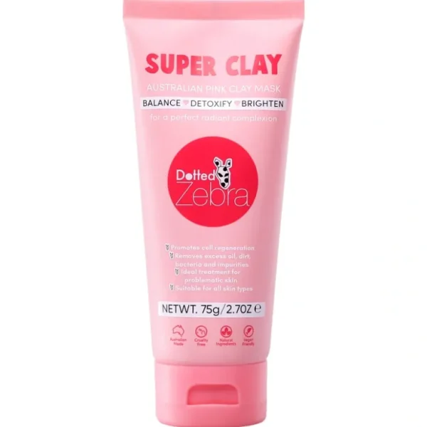 Super Clay by Dotted Zebra for Women - 2.7 oz Mask - Fresh Bloom Skin - Premium Skincare Solutions for Nourished, Hydrated, and Radiant Skin Every Day