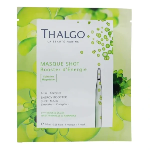 Thalgo Masque Shot Energy Booster Shot Mask 20ml/0.68oz - Fresh Bloom Skin - Premium Skincare Solutions for Nourished, Hydrated, and Radiant Skin Every Day