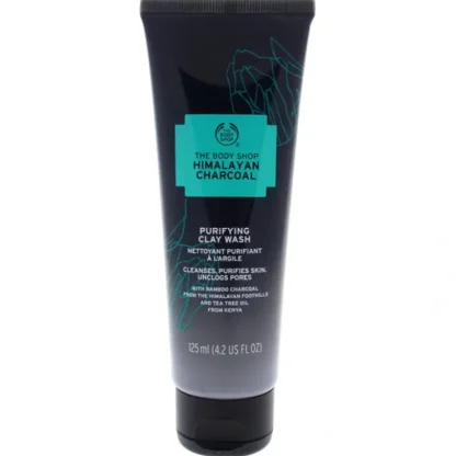 The Body Shop Himalayan Charcoal Purifying Clay Wash by The Body Shop for Women - 4.2 oz Cleanser - Fresh Bloom Skin - Premium Skincare Solutions for Nourished, Hydrated, and Radiant Skin Every Day