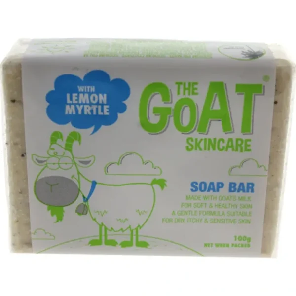 The Goat Skincare Soap Bar with Lemon Myrtle by The Goat Skincare for Unisex - 100 g Soap - Fresh Bloom Skin - Premium Skincare Solutions for Nourished, Hydrated, and Radiant Skin Every Day