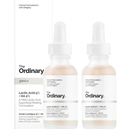 The Ordinary Lactic Acid 5% + HA 2% [Double Pack] 2 x 30ml - Fresh Bloom Skin - Premium Skincare Solutions for Nourished, Hydrated, and Radiant Skin Every Day