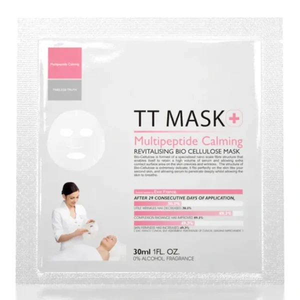 Timeless Truth TT Multipeptide Calming Revitalizing Luxury Face Mask (Single Mask) 30ml - Fresh Bloom Skin - Premium Skincare Solutions for Nourished, Hydrated, and Radiant Skin Every Day
