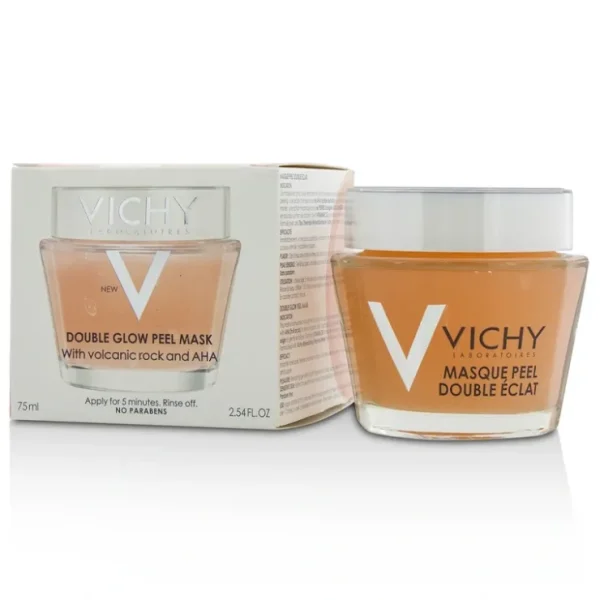 Vichy Double Glow Peel Mask w/ Volcanic Rock & AHA 75ml/2.54oz - Fresh Bloom Skin - Premium Skincare Solutions for Nourished, Hydrated, and Radiant Skin Every Day