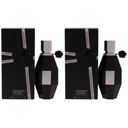 Viktor & Rolf Flowerbomb Midnight by Viktor and Rolf for Women - 1.7 oz EDP Spray - Pack of 2 - Fresh Bloom Skin - Premium Skincare Solutions for Nourished, Hydrated, and Radiant Skin Every Day