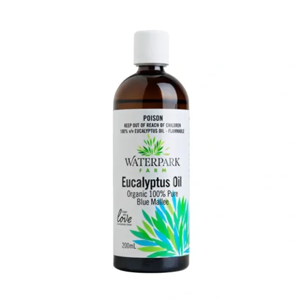 WaterPark Farm Organic 100% Pure Eucalyptus Oil 200ml - Fresh Bloom Skin - Premium Skincare Solutions for Nourished, Hydrated, and Radiant Skin Every Day