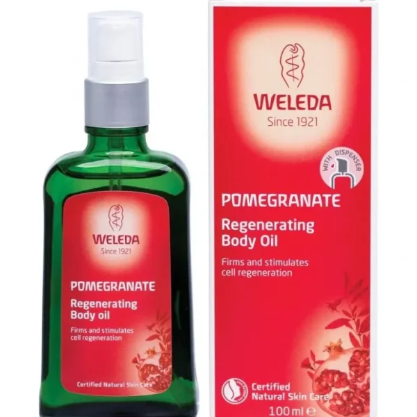 Weleda Body Oil Pomegranate 100ml - Fresh Bloom Skin - Premium Skincare Solutions for Nourished, Hydrated, and Radiant Skin Every Day