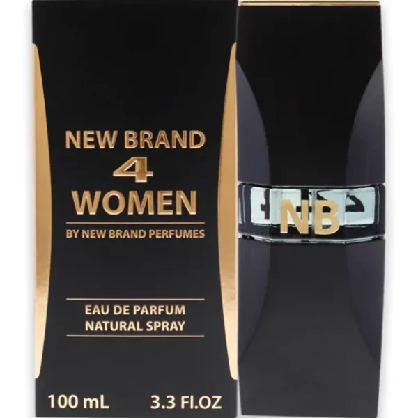 4 Women by New Brand for Women - 3.3 oz EDP Spray - Fresh Bloom Skin - Premium Skincare Solutions for Nourished, Hydrated, and Radiant Skin Every Day