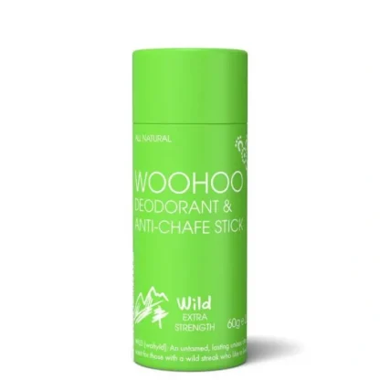 Woohoo Deodorant & Anti-Chafe Stick Wild 60g - Ultra Strength - Fresh Bloom Skin - Premium Skincare Solutions for Nourished, Hydrated, and Radiant Skin Every Day