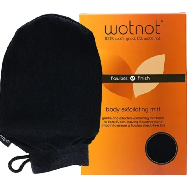 Wotnot Naturals Glow Body Exfoliating Mitt (Luxurious Mitt for Silky Smooth Skin) - Fresh Bloom Skin - Premium Skincare Solutions for Nourished, Hydrated, and Radiant Skin Every Day