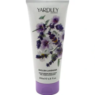 Yardley London English Lavender by Yardley London for Women - 6.8 oz Moisturising Body Wash - Fresh Bloom Skin - Premium Skincare Solutions for Nourished, Hydrated, and Radiant Skin Every Day
