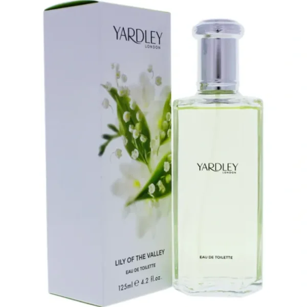 Yardley London Lily Of The Valley by Yardley London for Women - 4.2 oz EDT Spray - Fresh Bloom Skin - Premium Skincare Solutions for Nourished, Hydrated, and Radiant Skin Every Day